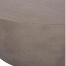ΤΡΑΠΕΖΙ ΣΑΛΟΝΙΟΥ ΣΤΡΟΓΓΥΛΟ ALLAN HM18162.03 FIBER CEMENT ΣΕ ΓΚΡΙ--Φ92x49Υεκ.