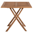 ΤΡΑΠΕΖΙ ΤΕΤΡΑΓΩΝΟ KENDALL ΠΤΥΣΣΟΜΕΝΟ HM9544 TEAK ΣΕ ΦΥΣΙΚΟ ΧΡΩΜΑ 80x80x75Yεκ.