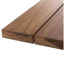 ΤΡΑΠΕΖΙ ΤΕΤΡΑΓΩΝΟ LEO HM9860.11 ΜΑΣΙΦ ΞΥΛΟ ΤΕΑΚ 60x60x75Υεκ.