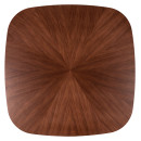 ΤΡΑΠΕΖΙ ΤΡΑΠΕΖΑΡΙΑΣ RINER HM9733 MDF ΜΕ ΚΑΠΛΑΜΑ ΚΑΡΥΔΙΑΣ 150x150x75Υ εκ.