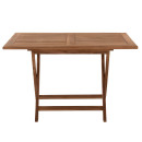 ΤΡΑΠΕΖΙ ΤΡΑΠΕΖΑΡΙΑΣ KENDALL ΠΤΥΣΣΟΜΕΝΟ HM9542 TEAK ΣΕ ΦΥΣΙΚΟ ΧΡΩΜΑ 120x80x75Yεκ.