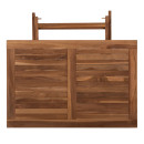 ΤΡΑΠΕΖΙ ΤΡΑΠΕΖΑΡΙΑΣ KENDALL ΠΤΥΣΣΟΜΕΝΟ HM9542 TEAK ΣΕ ΦΥΣΙΚΟ ΧΡΩΜΑ 120x80x75Yεκ.
