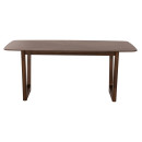 ΤΡΑΠΕΖΙ ΤΡΑΠΕΖΑΡΙΑΣ RINER ΟΡΘΟΓΩΝΙΟ HM9745 MDF ΜΕ ΚΑΠΛΑΜΑ ΚΑΡΥΔΙΑΣ 180x90x76εκ.