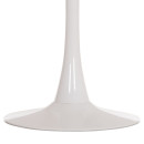 ΤΡΑΠΕΖΙ ΤΡΑΠΕΖΑΡΙΑΣ ROLLO HM9421.11 ΣΤΡΟΓΓΥΛΟ WHITE MARBLE Φ90x74Υεκ.