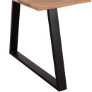 ΤΡΑΠΕΖΙ ΤΡΑΠΕΖΑΡΙΑΣ SOFIA SLIM HM8500.11 ΜΑΣΙΦ ΞΥΛΟ ΑΚΑΚΙΑΣ 160x90x76Υ εκ.