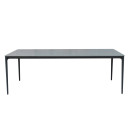ΤΡΑΠΕΖΙ ΤΡΑΠΕΖΑΡΙΑΣ STAD HM6557.01 ΓΚΡΙ ΑΛΟΥΜΙΝΙΟ & SINTERED STONE TOP 180x90x74Υεκ