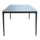ΤΡΑΠΕΖΙ ΤΡΑΠΕΖΑΡΙΑΣ STAD HM6558.01 ΓΚΡΙ ΑΛΟΥΜΙΝΙΟ & SINTERED STONE TOP 220x100x74Υεκ