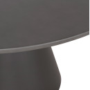 ΤΡΑΠΕΖΙ ΤΡΑΠΕΖΑΡΙΑΣ ΣΤΡΟΓΓΥΛΟ RAIKO HM6573.01 ΓΚΡΙ FIBER CEMENT Φ130x75Υεκ