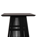 ΤΡΑΠΕΖΙ ΤΡΑΠΕΖΑΡΙΑΣ ΤΕΤΡΑΓΩΝΟ FRANTZ HM9458.02 MINDI ΞΥΛΟ ΜΑΥΡΟ 80x80x78Yεκ.