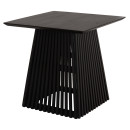 ΤΡΑΠΕΖΙ ΤΡΑΠΕΖΑΡΙΑΣ ΤΕΤΡΑΓΩΝΟ FRANTZ HM9458.02 MINDI ΞΥΛΟ ΜΑΥΡΟ 80x80x78Yεκ.
