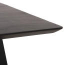 ΤΡΑΠΕΖΙ ΤΡΑΠΕΖΑΡΙΑΣ ΤΕΤΡΑΓΩΝΟ FRANTZ HM9458.02 MINDI ΞΥΛΟ ΜΑΥΡΟ 80x80x78Yεκ.