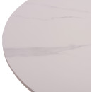 ΤΡΑΠΕΖΙA ΣΑΛΟΝΙΟΥ ΣΕΤ 2ΤΜΧ TALOS ΚΕΡΑΜΙΚΟ TOP ΜΕ ΟΨΗ ΛΕΥΚΟΥ ΜΑΡΜΑΡΟΥ HM18140.01 Φ70+Φ50