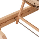 ΞΑΠΛΩΣΤΡΑ ΜΕ ΜΑΞΙΛΑΡΙ ΚΟΡΙΝΟΣ HM10776.04T ΞΥΛΟ ΠΕΥΚΟΥ--TEXTILENE ΣΕ ΜΟΚΑ 79x204x77Υ