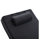 ΞΑΠΛΩΣΤΡΑ ΜΕ ΜΑΞΙΛΑΡΙ ΚΟΡΙΝΟΣ HM10776.05T ΞΥΛΟ ΠΕΥΚΟΥ--TEXTILENE ΣΕ ΜΑΥΡΟ 79x204x77Υεκ