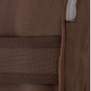 ΞΑΠΛΩΣΤΡΑ ΜΕ ΜΑΞΙΛΑΡΙ ΚΟΡΙΝΟΣ HM10777.04T ΞΥΛΟ ΠΕΥΚΟΥ--TEXTILENE ΜΟΚΑ 79x204x80Υεκ