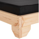 ΞΑΠΛΩΣΤΡΑ ΜΕ ΜΑΞΙΛΑΡΙ ΚΟΡΙΝΟΣ HM10777.05T ΞΥΛΟ ΠΕΥΚΟΥ--TEXTILENE ΜΑΥΡΟ 79x204x80Υεκ