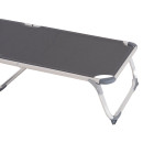 ΞΑΠΛΩΣΤΡΑ ΠΑΡΑΛΙΑΣ ΑΛΟΥΜΙΝΙΟΥ ΒΑΡ.ΤΥΠΟΥ ALMIRA HM5054.10 ΓΚΡΙ TEXTILENE 187x59x78Υεκ